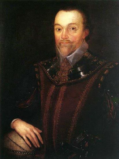 Marcus Gheeraerts Sir Francis Drake after 1590 China oil painting art
